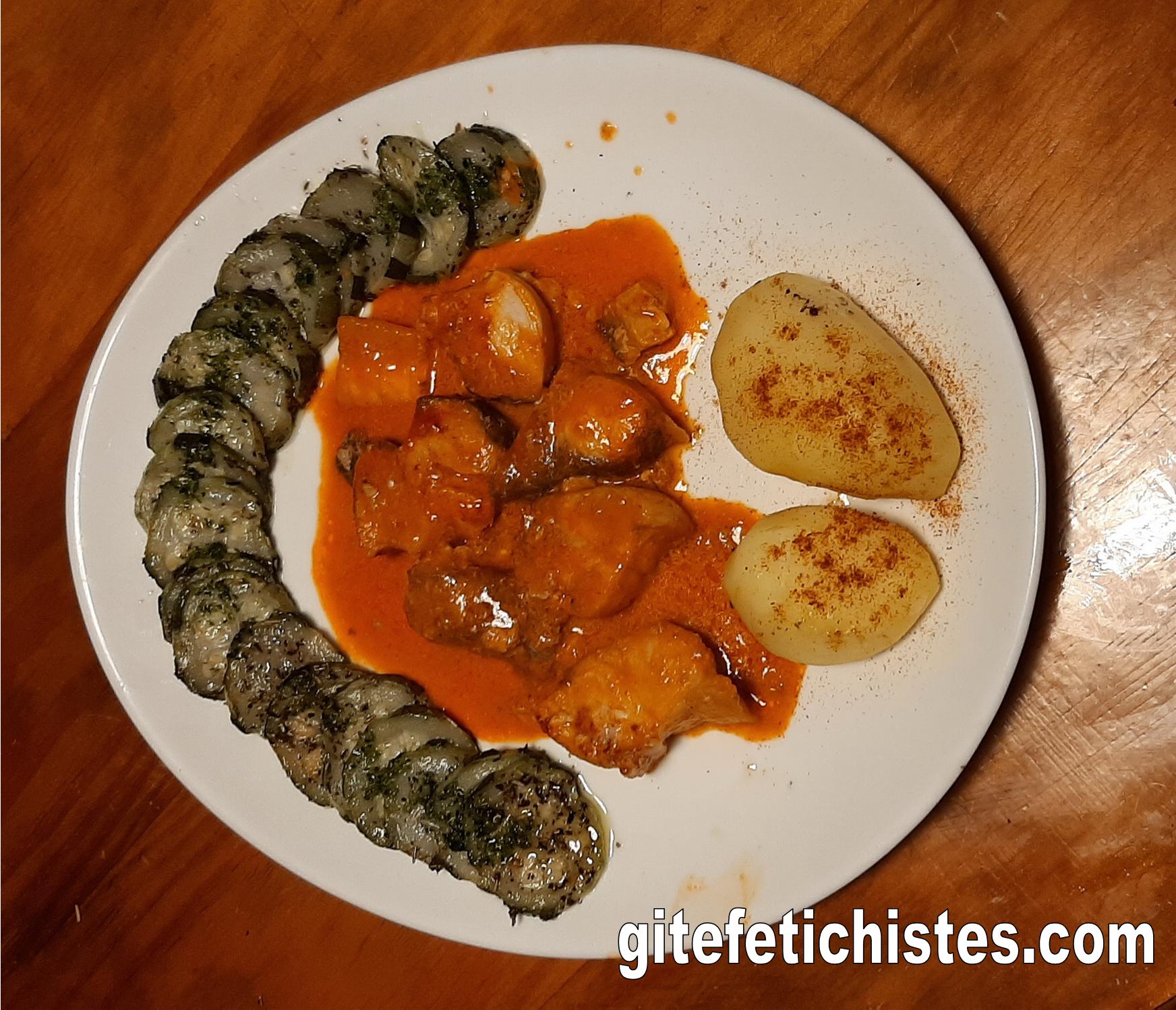 poisson sauce tomate et ses légumes poisson sauce tomate et ses légumes